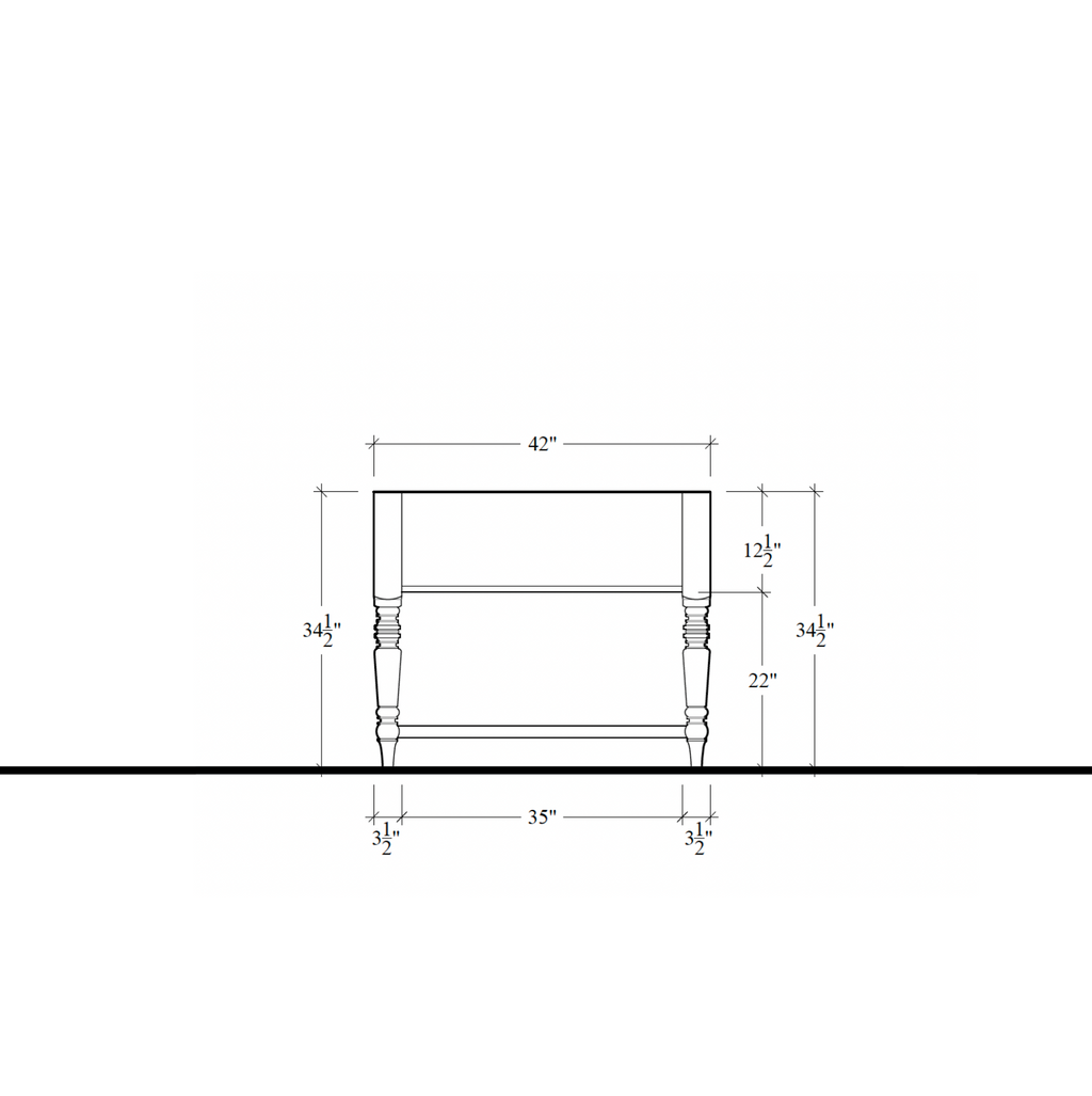 Morris Storage Table - 96"