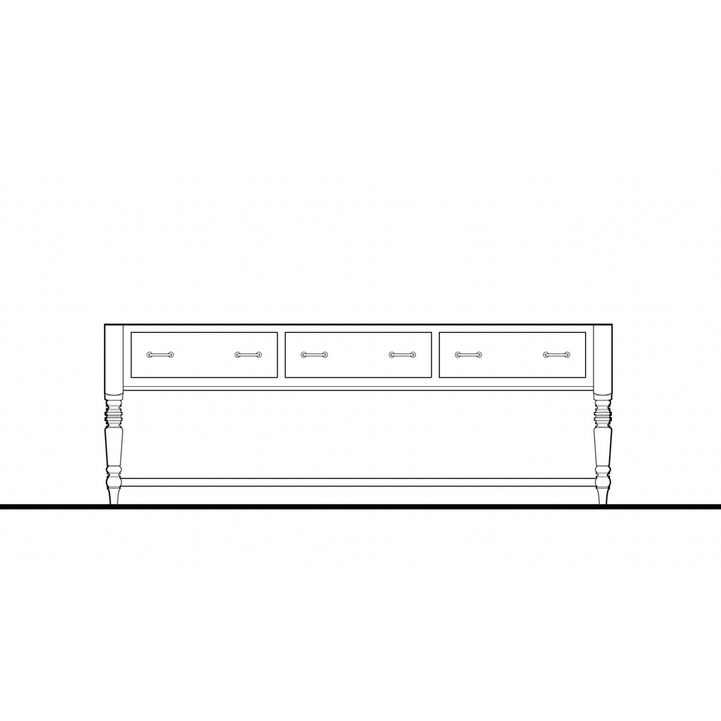 Morris Storage Table - 96" Narrow