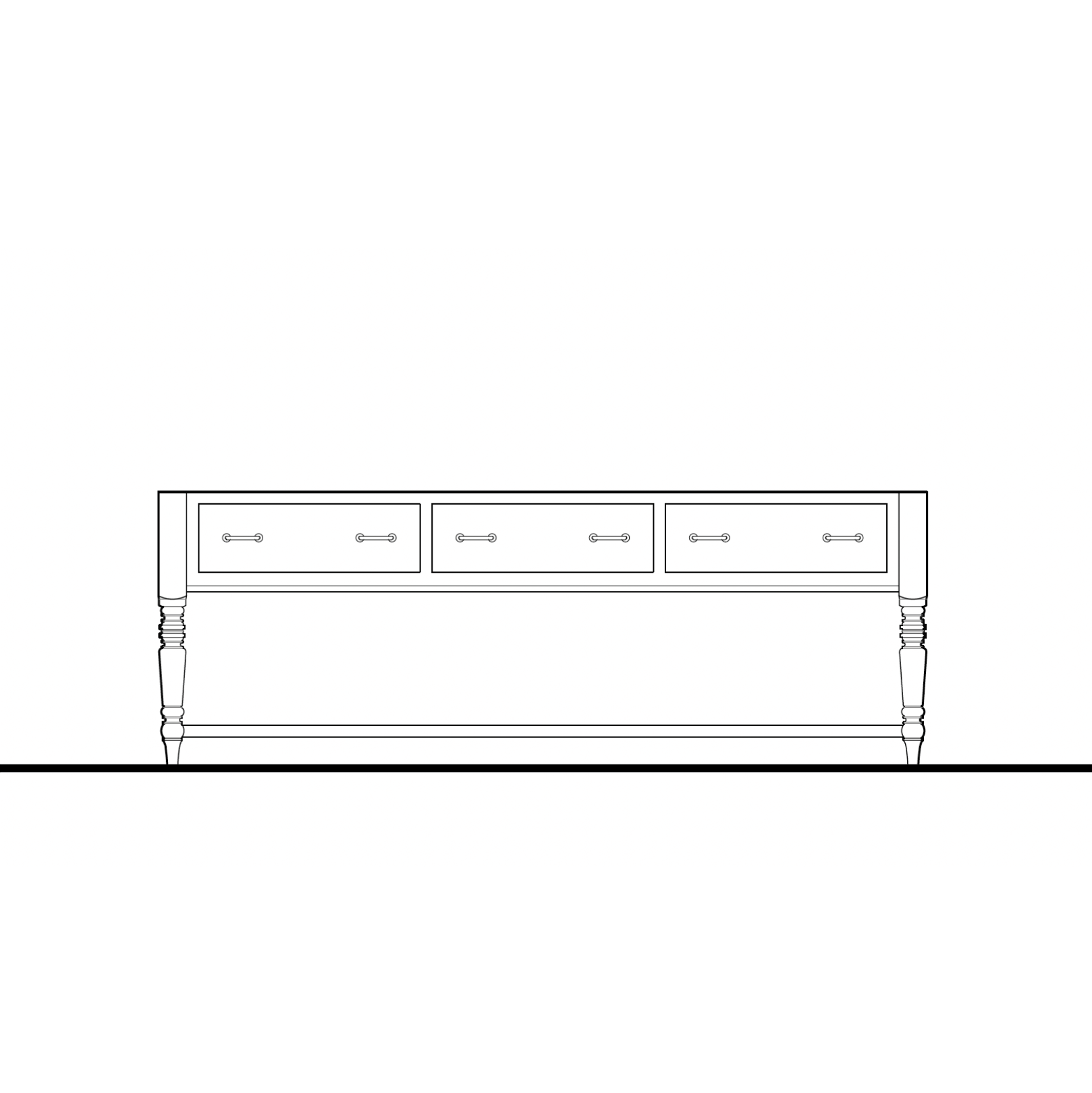 Morris Storage Table - 96"