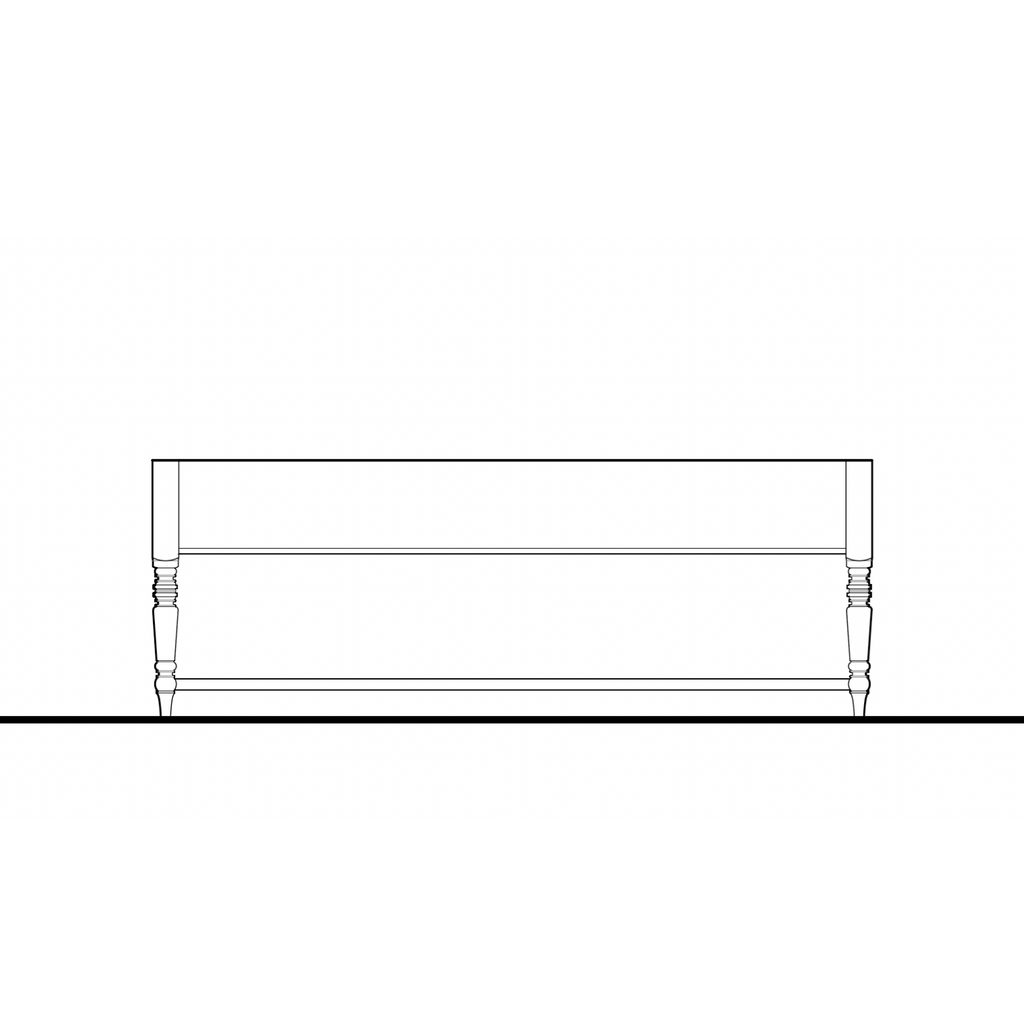 Morris Storage Table - 96" Narrow