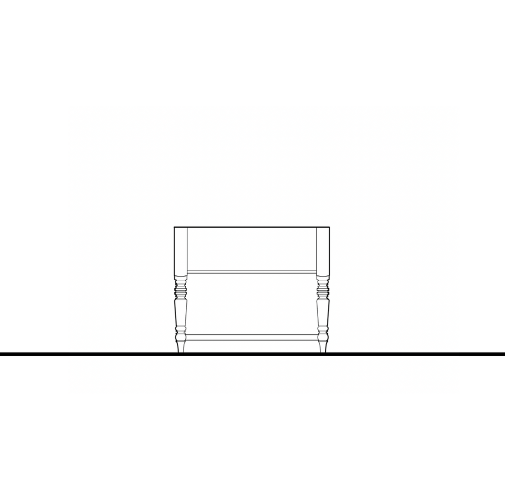 Morris Storage Table - 96" Narrow