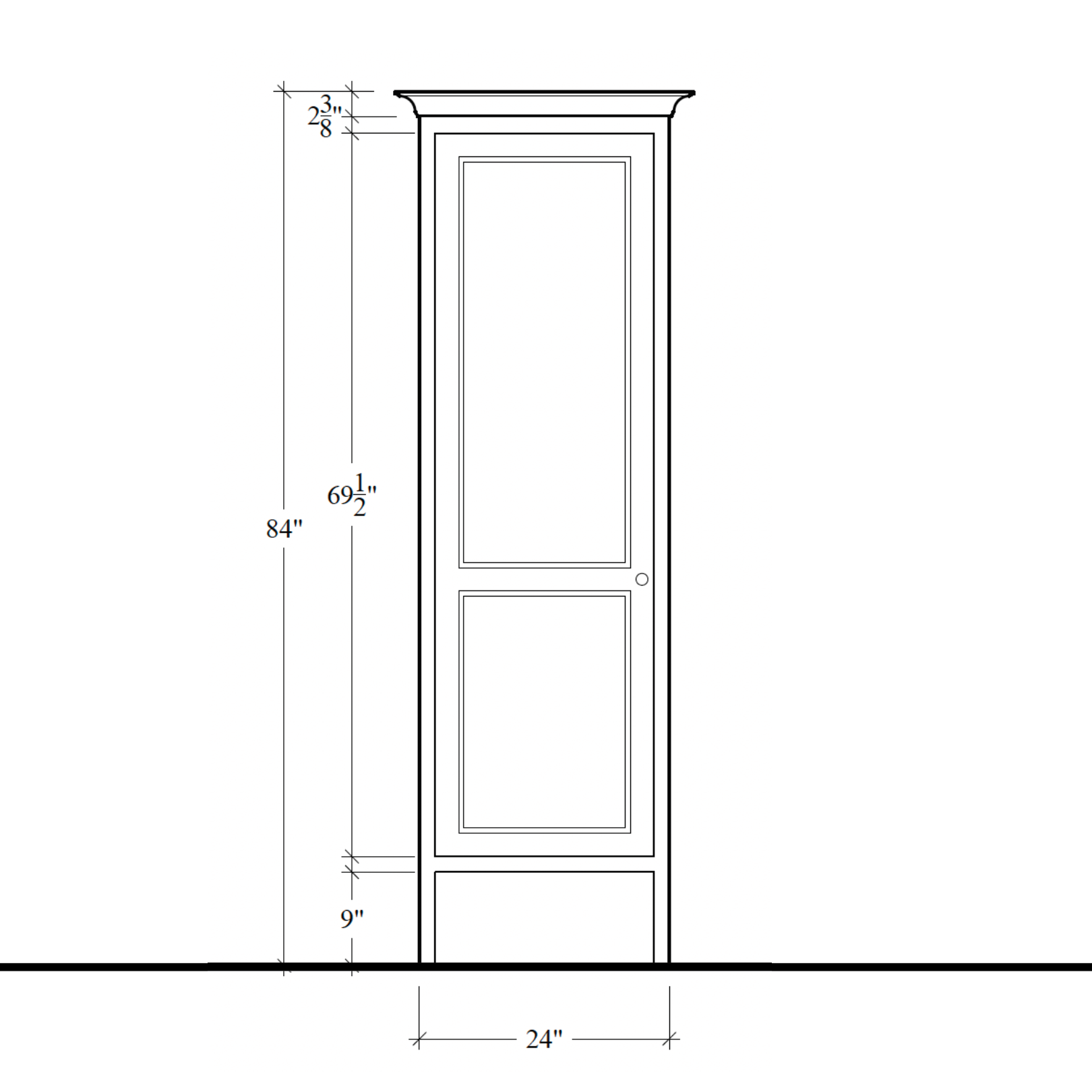Chapman Cupboard - 24"