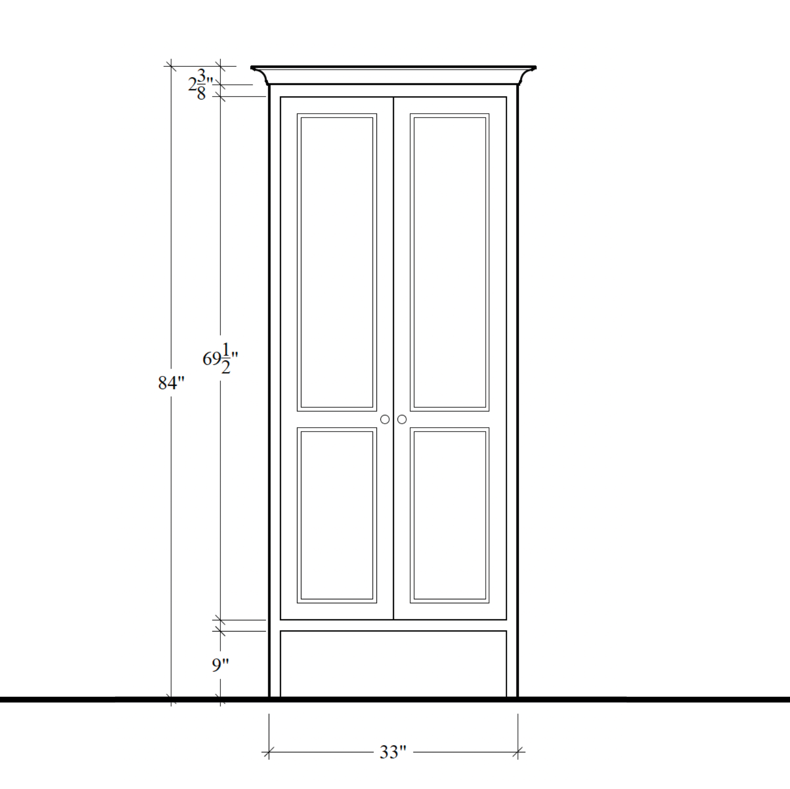 Chapman Cupboard - 33"