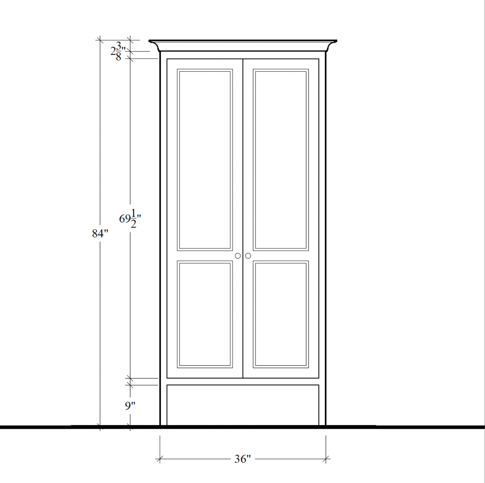Chapman Cupboard - 36"