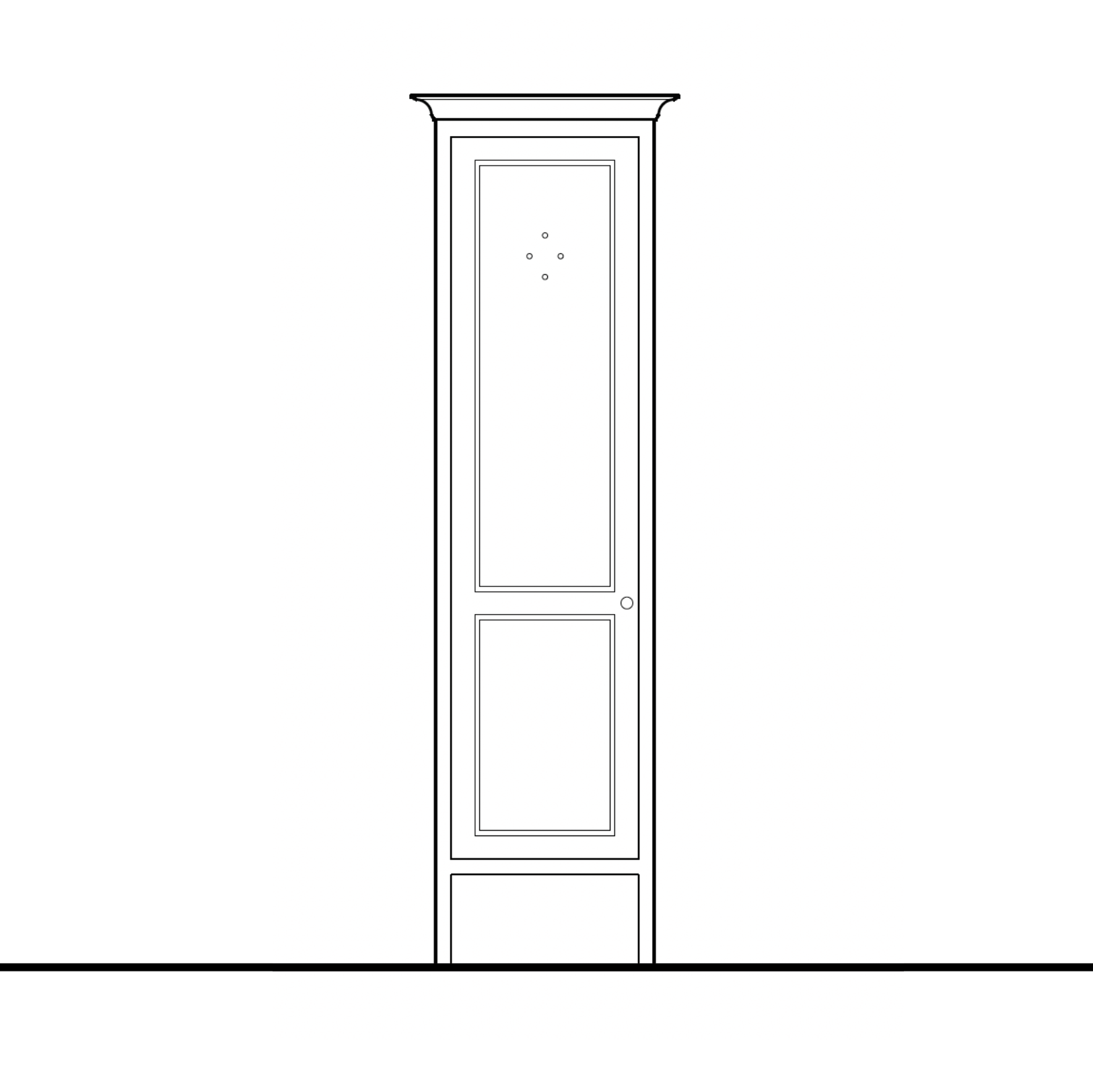 Chapman Vented Cupboard - 21"
