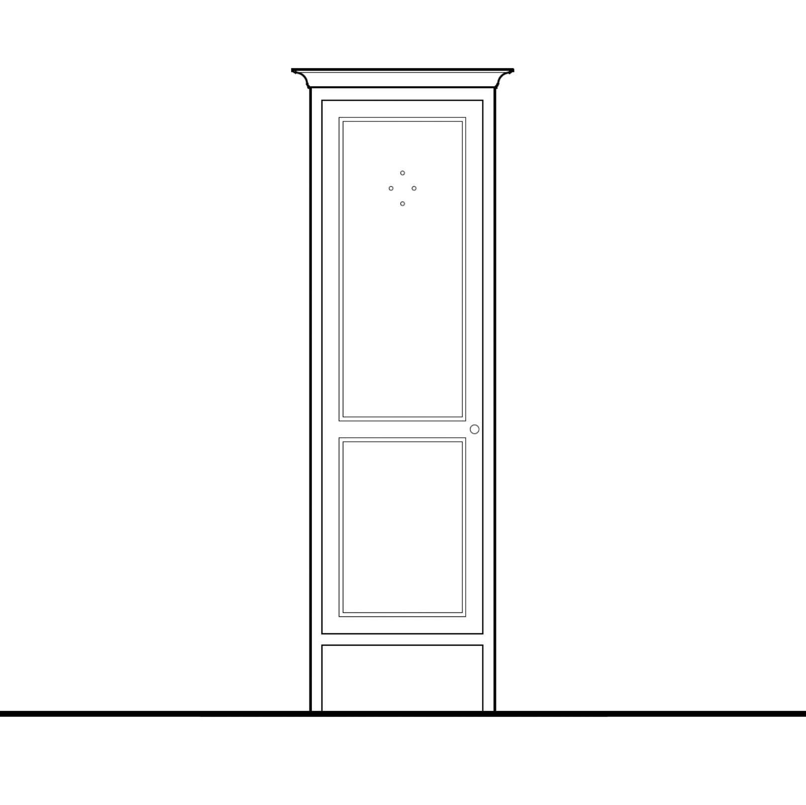 Chapman Vented Cupboard - 24"