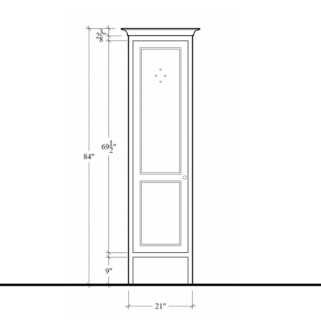 Chapman Vented Cupboard - 21"
