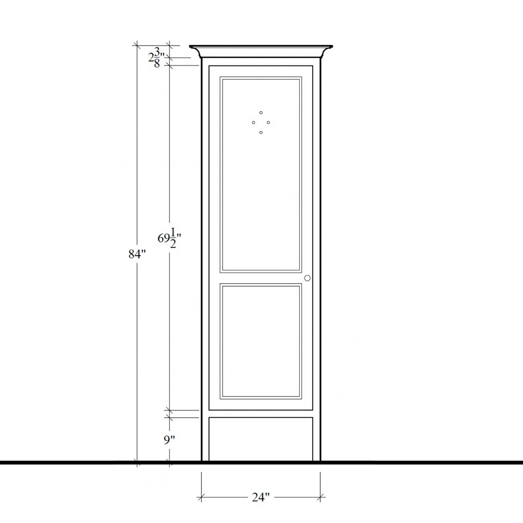 Chapman Vented Cupboard - 24"