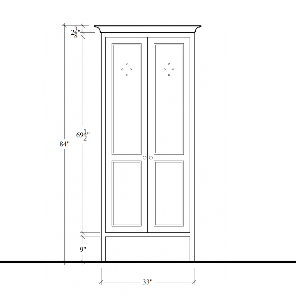 Chapman Vented Cupboard - 33"