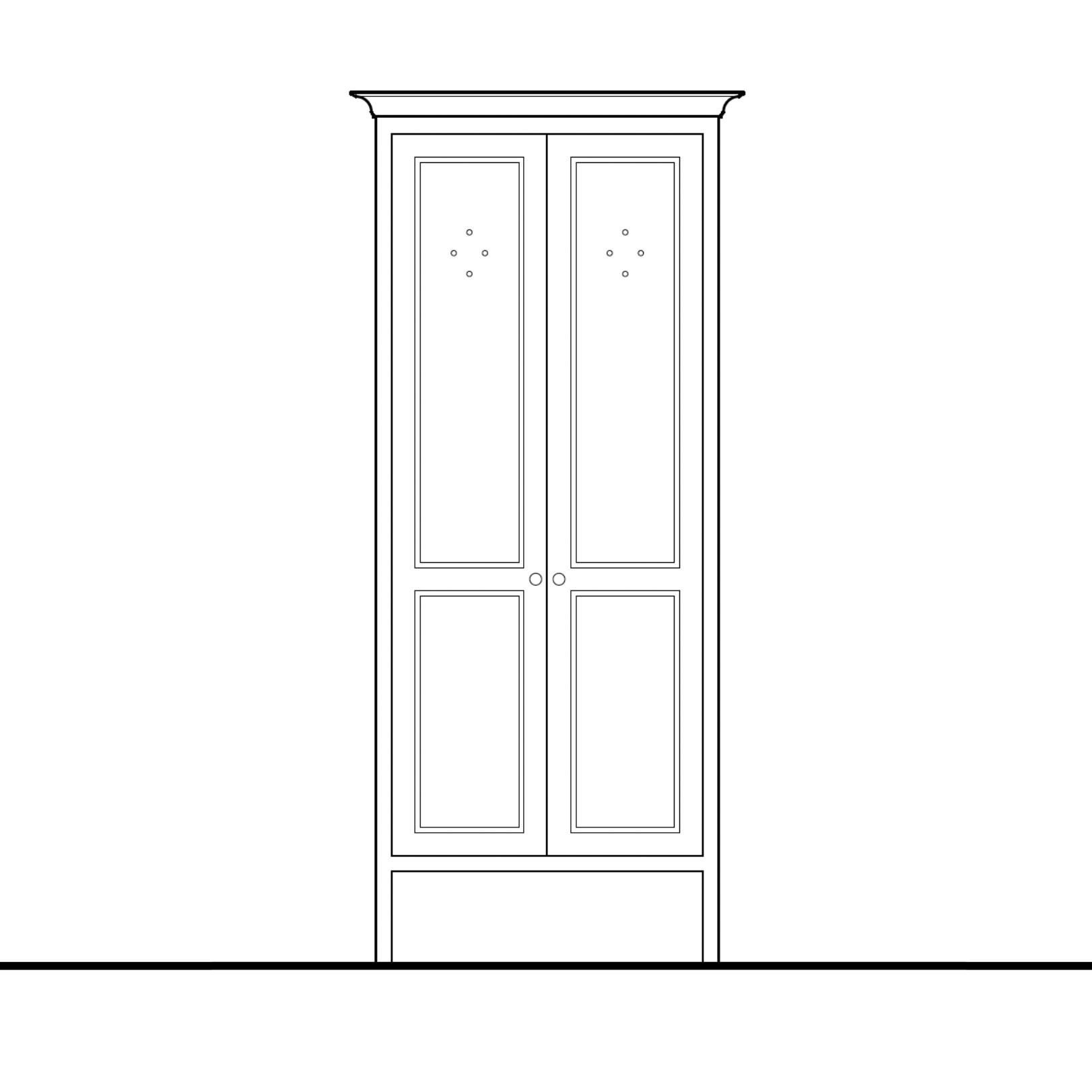 Chapman Vented Cupboard - 33"