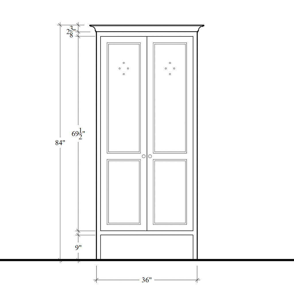 Chapman Vented Cupboard - 36"
