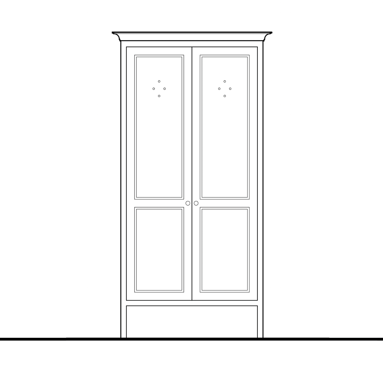 Chapman Vented Cupboard - 39"