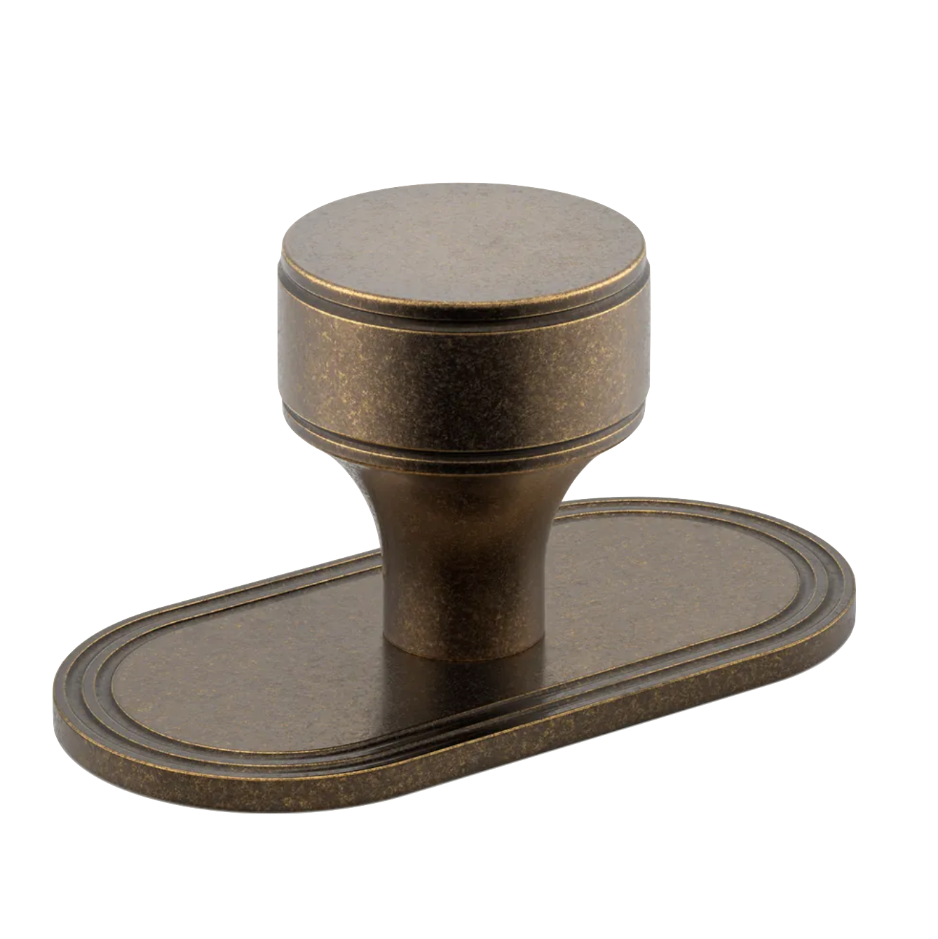 Barwick Plain Cabinet Knob with Backplate