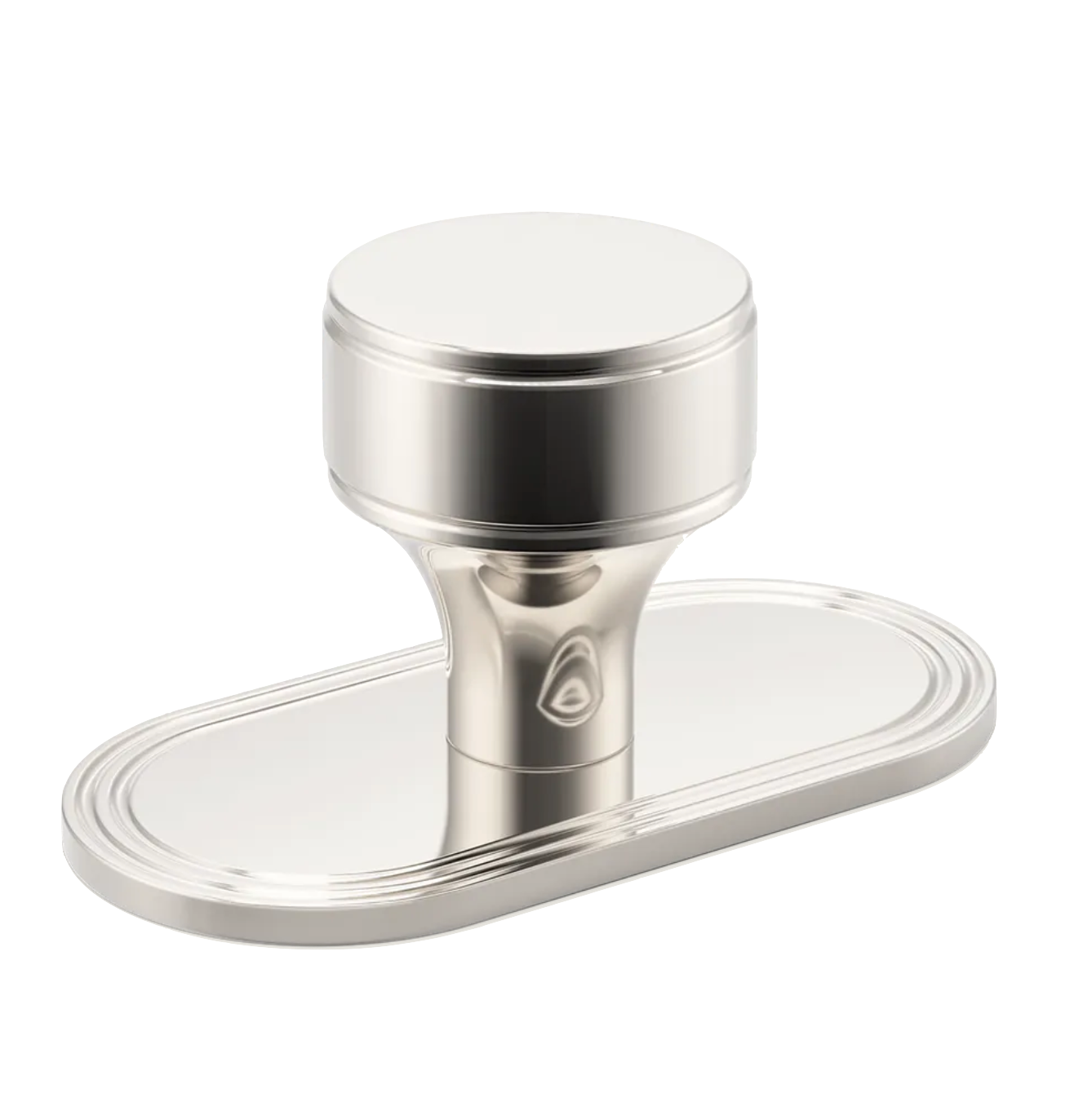 Barwick Plain Cabinet Knob with Backplate