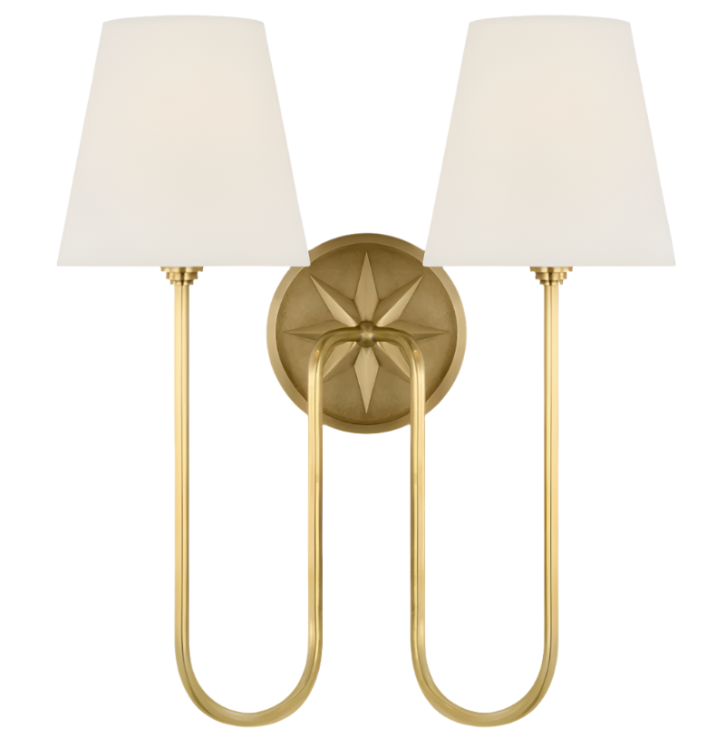 Polaris 17" Double Sconce