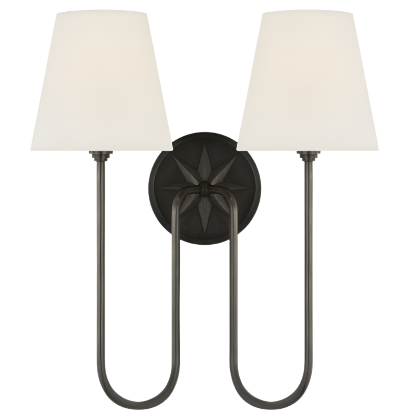 Polaris 17" Double Sconce