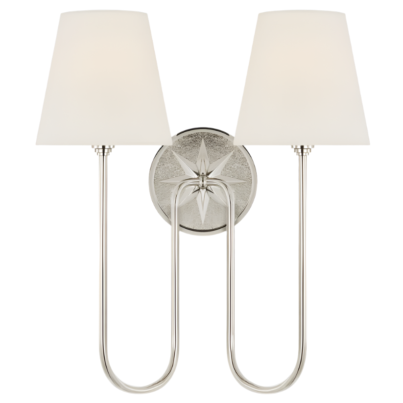 Polaris 17" Double Sconce