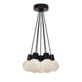Mina Alabaster 7-Light Small Chandelier