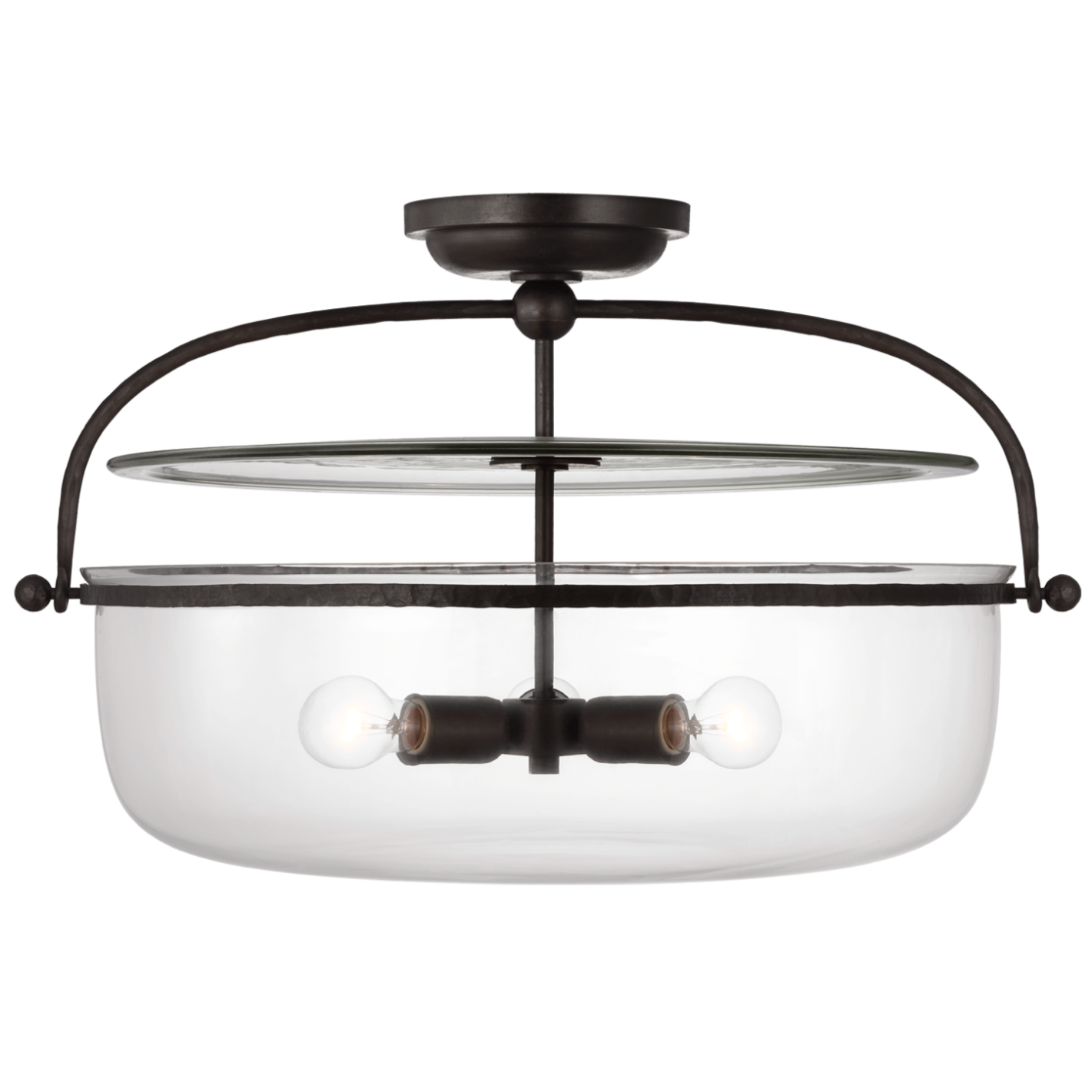 Lorford Large Semi Flush Lantern