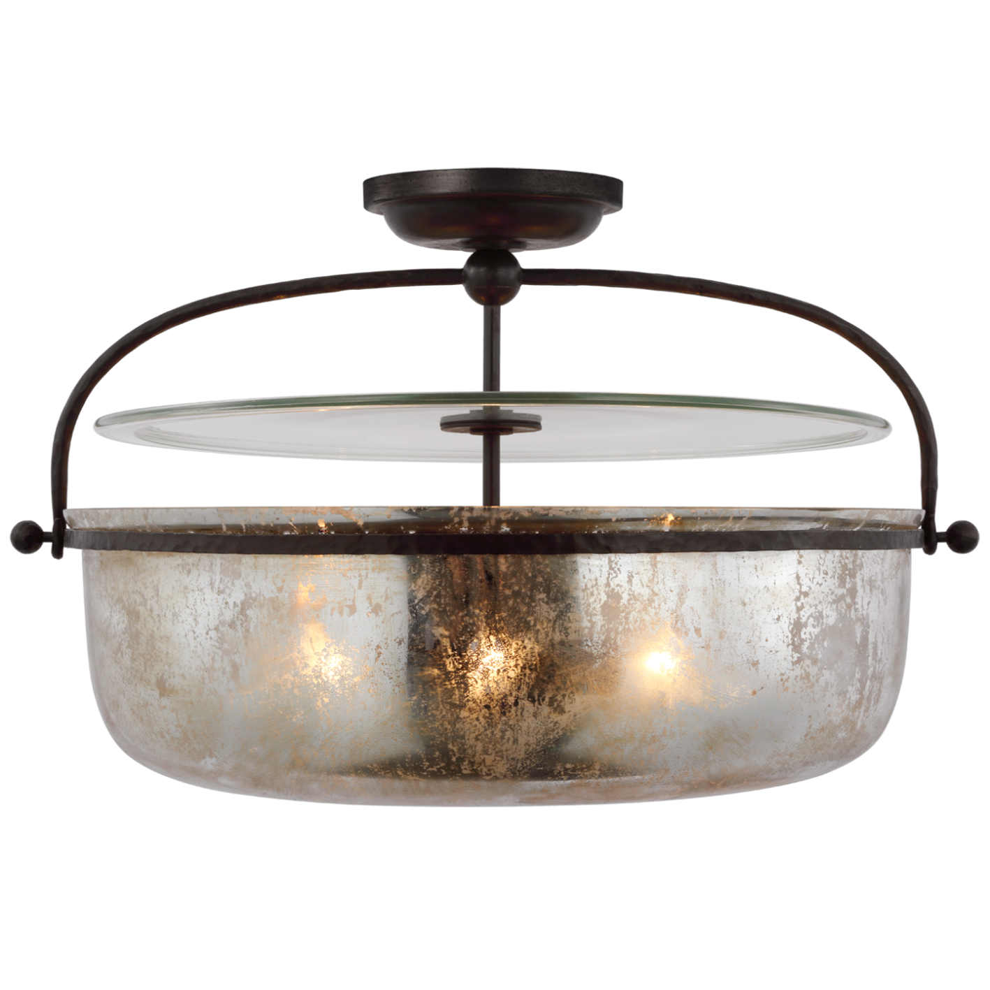 Lorford Large Semi Flush Lantern