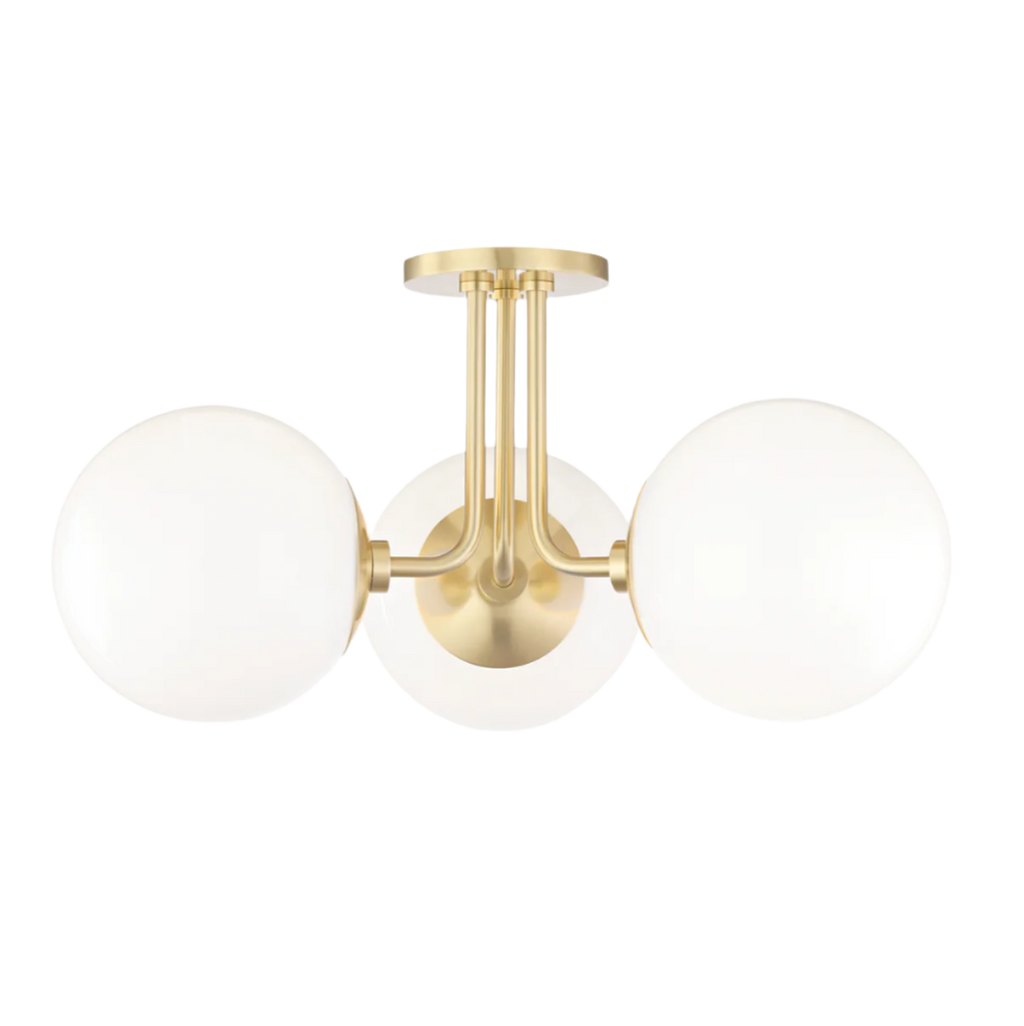 Stella 3 Light Semi Flush Mount