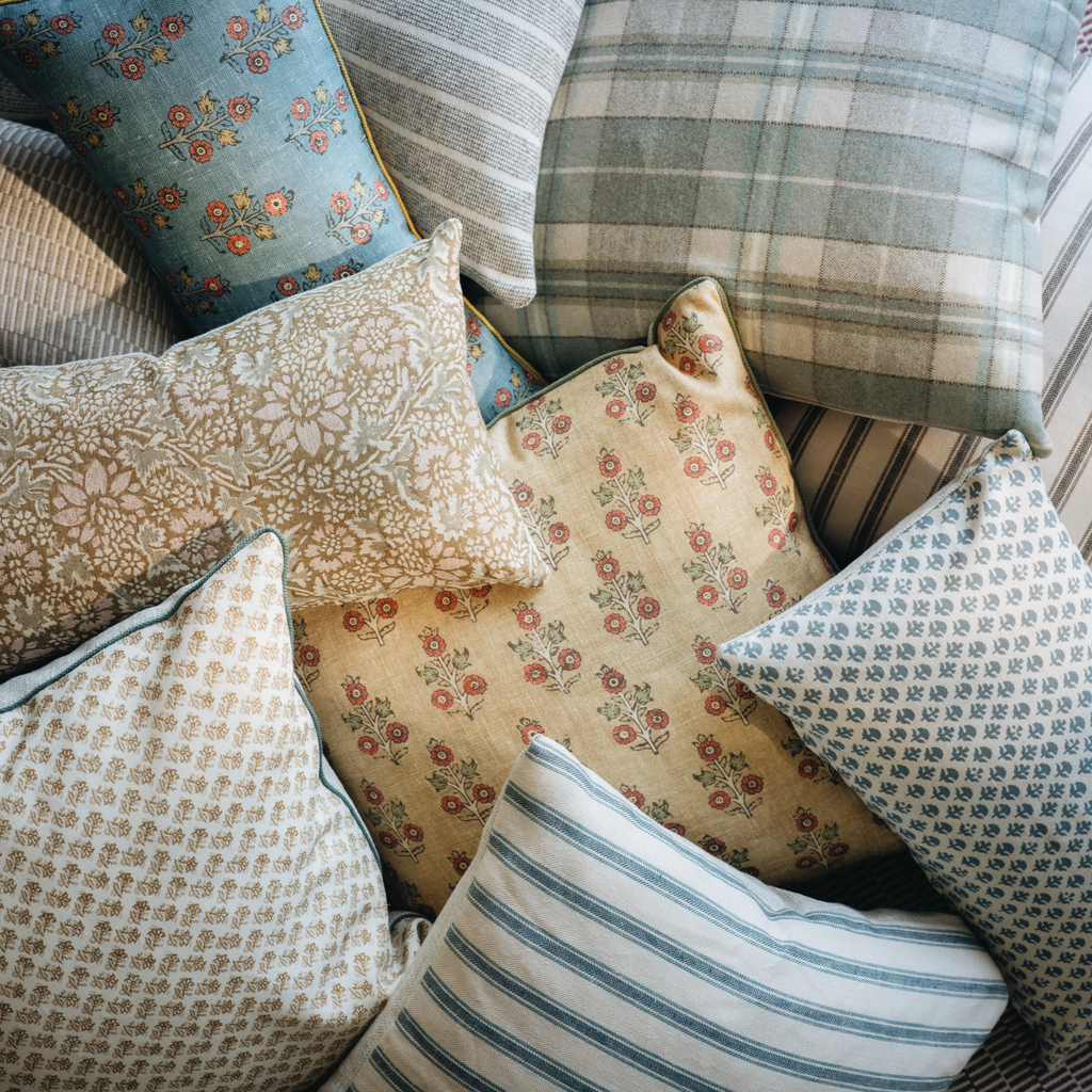 S|H Faye Ochre Pillow Cover