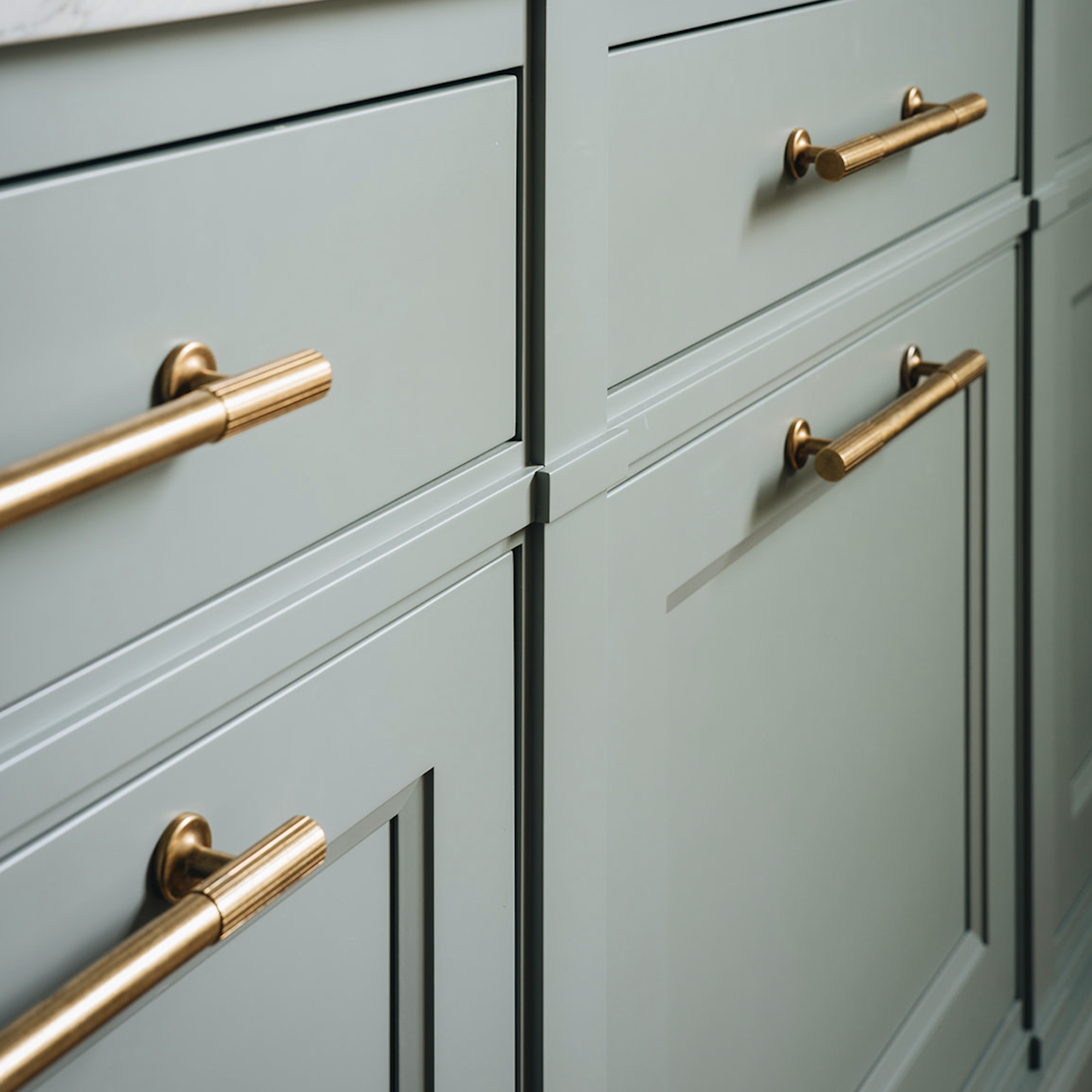 Hampton Grey Cabinetry Sample