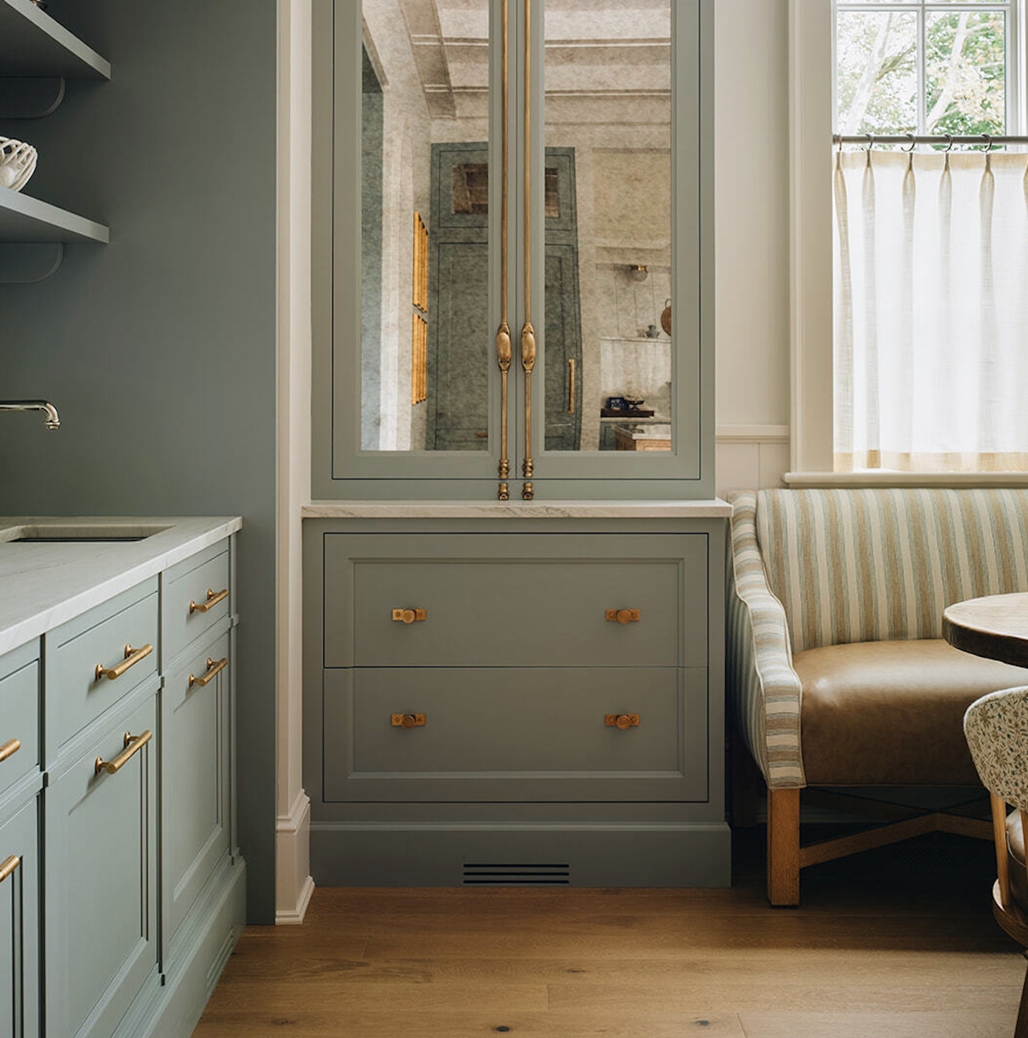 Hampton Grey Cabinetry Sample