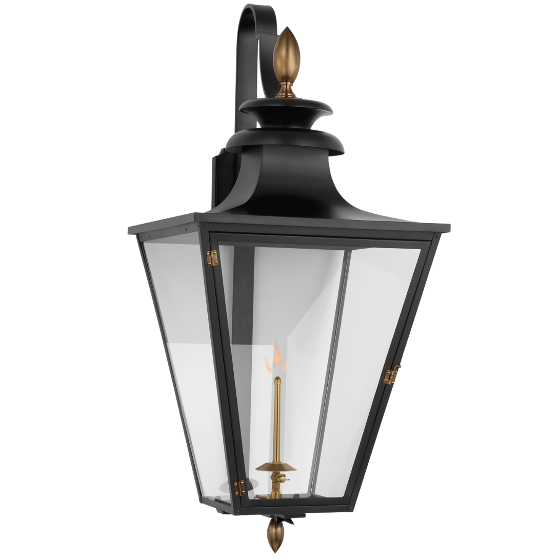 Albermarle Large Bracketed Gas Wall Lantern