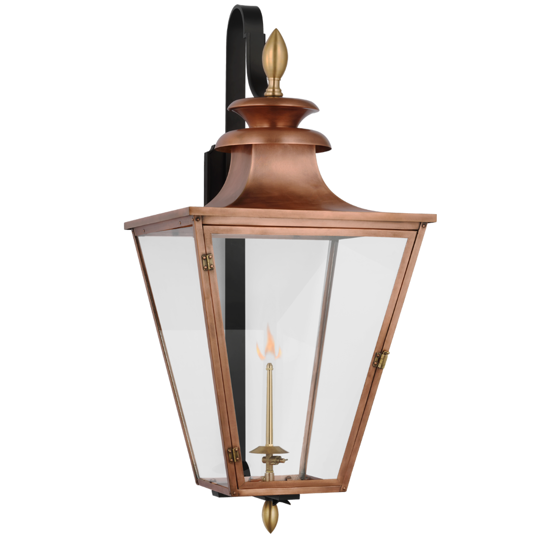 Albermarle Large Bracketed Gas Wall Lantern