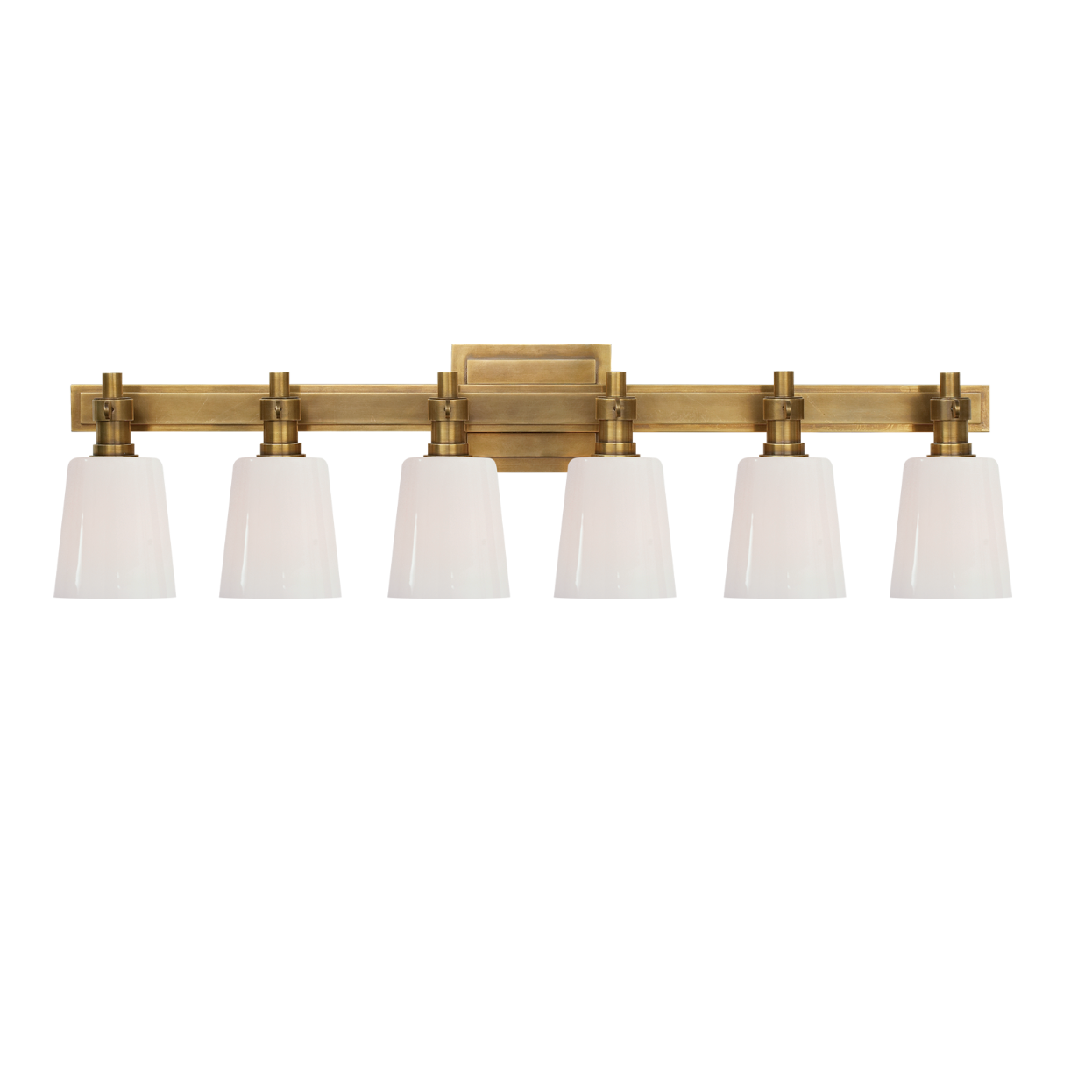 Bryant Six-Light Linear Bath Sconce