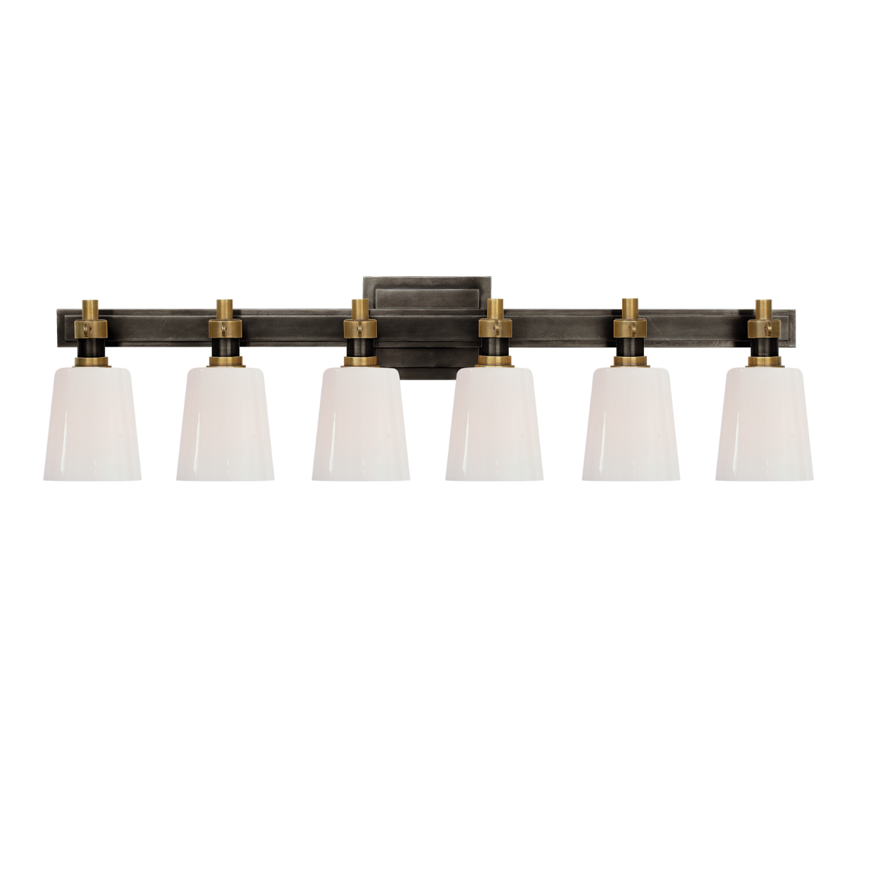 Bryant Six-Light Linear Bath Sconce