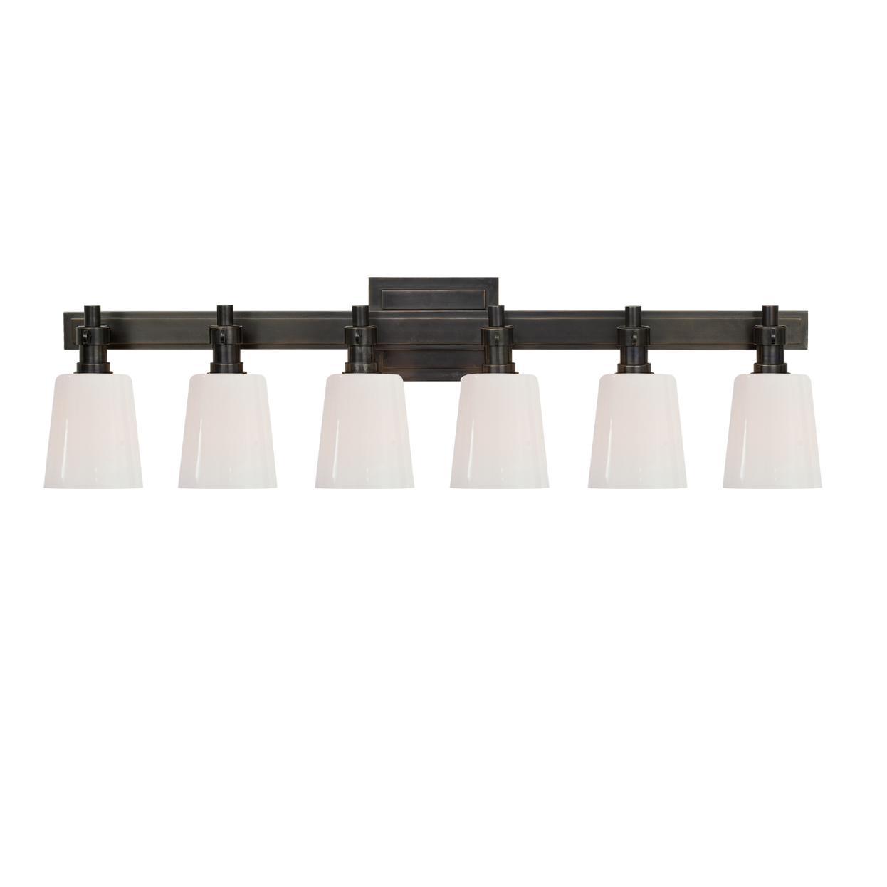 Bryant Six-Light Linear Bath Sconce