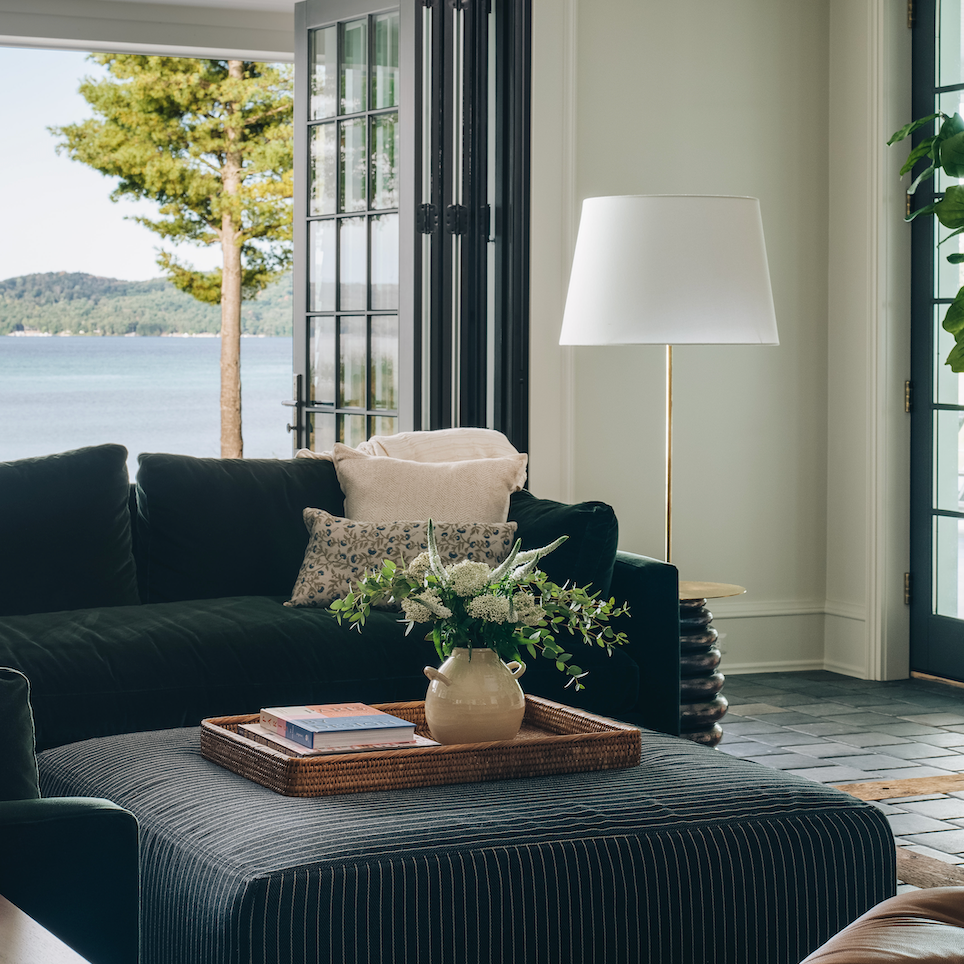 Phoebe Extra Large Tray Table Floor Lamp