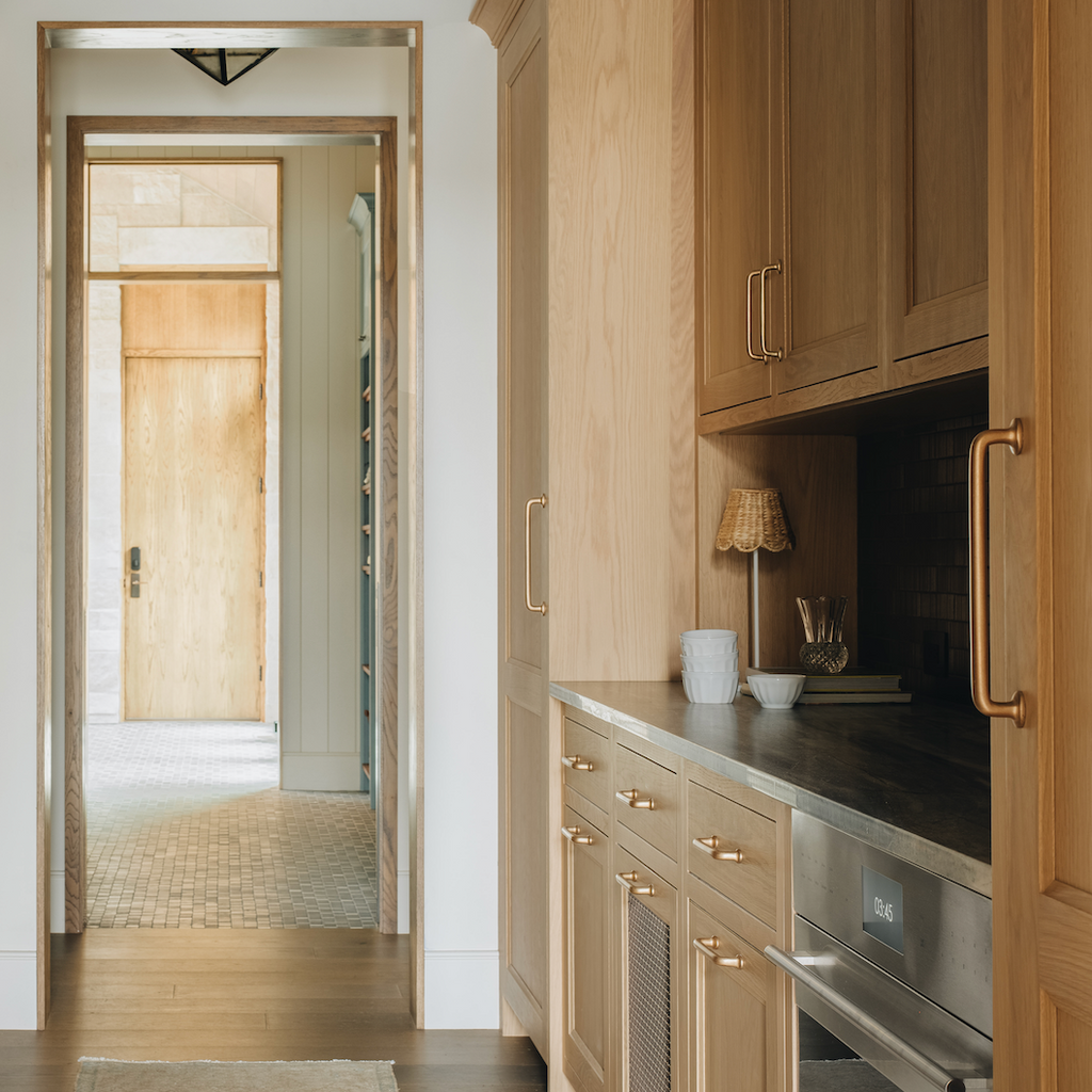 Natural Oak Cabinetry Sample