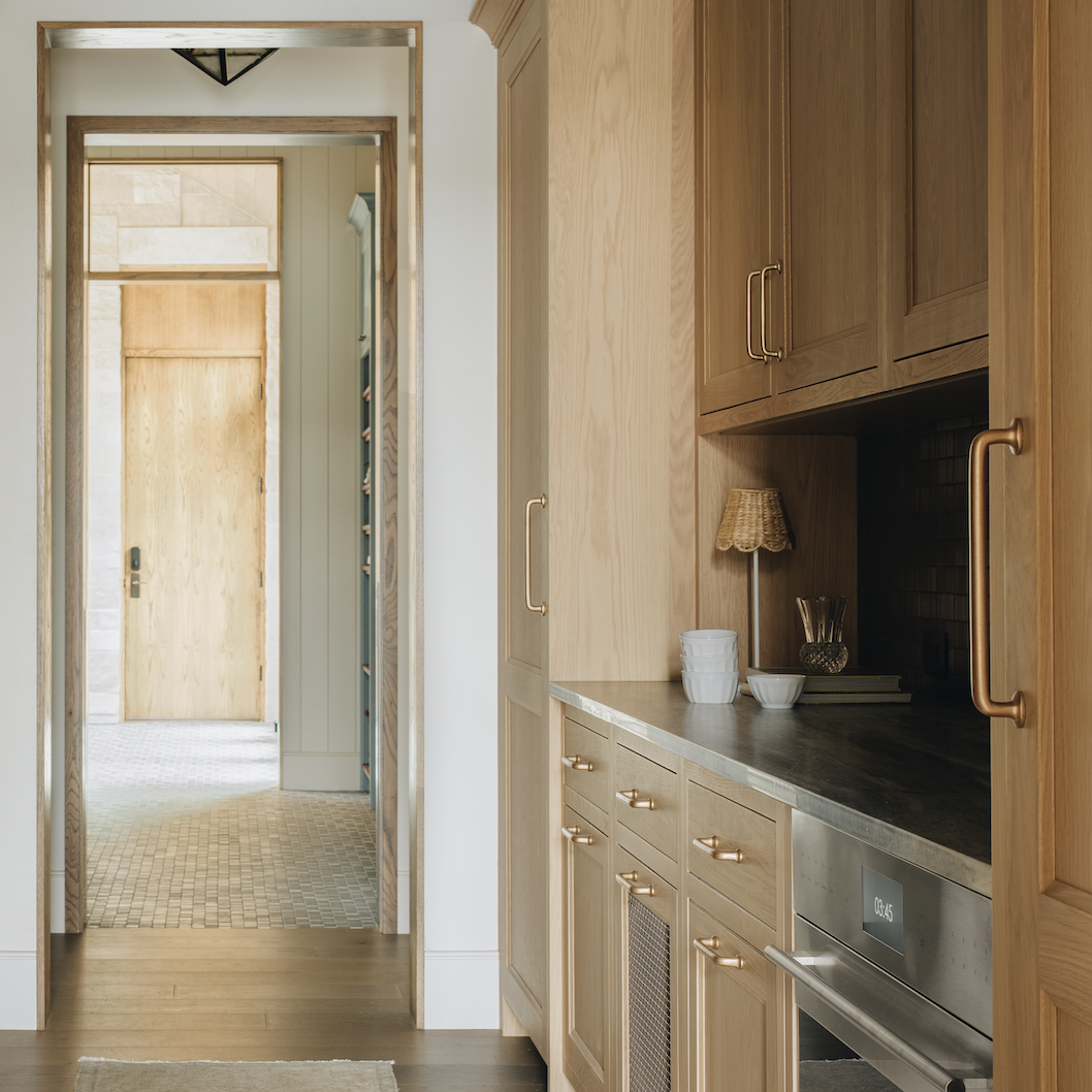 Natural Oak Cabinetry Sample