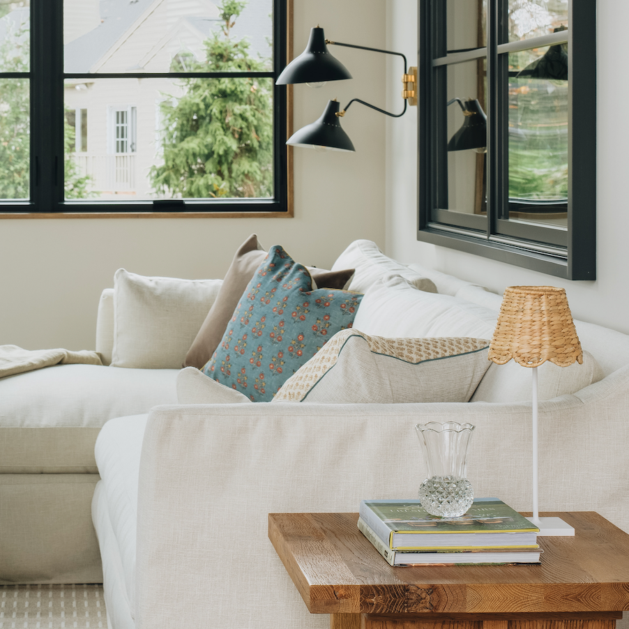 S|H Faye Denim Pillow Cover