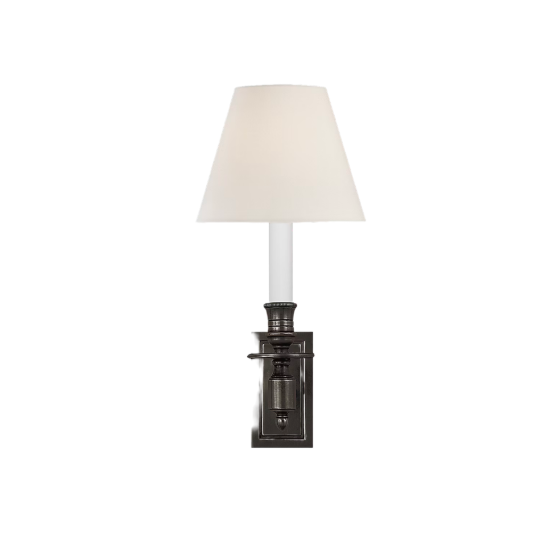 French Single Library Sconce