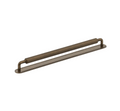 Barwick Slim Ridged Appliance Pull with Backplate