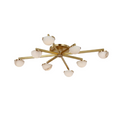 Pedra Large Staggered Arm Flush Mount