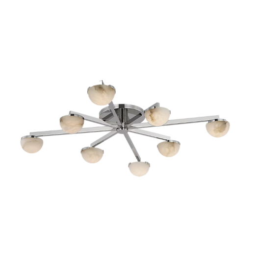 Pedra Large Staggered Arm Flush Mount