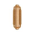 Barwick Ridged Back to Back Pull Handles with Backplate
