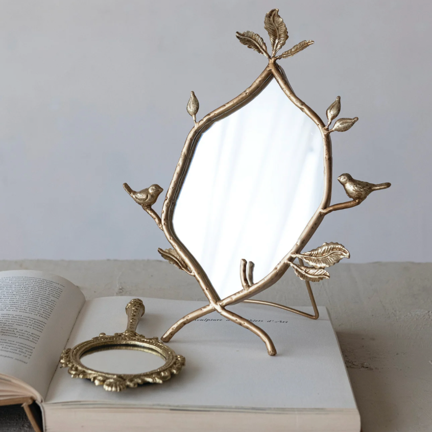 Birdie Brass Mirror