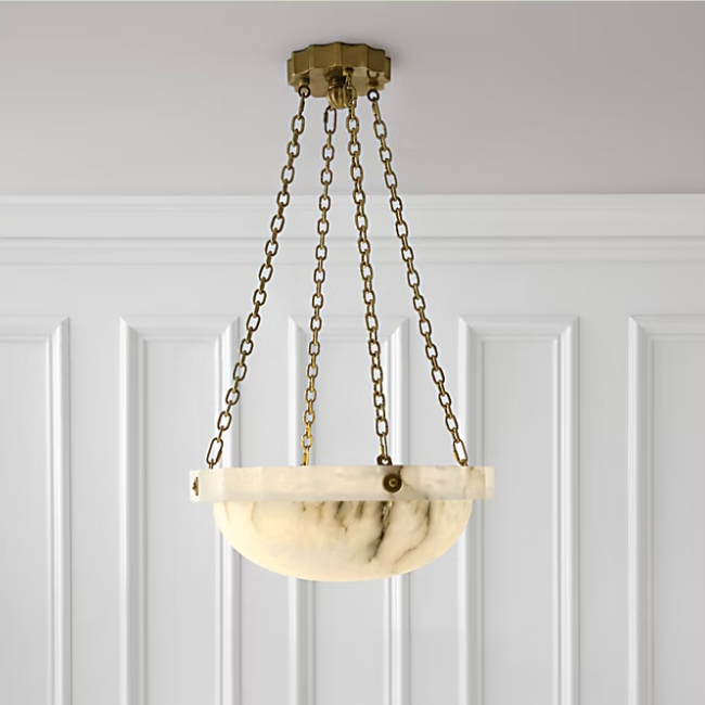 Fluted Band Medium Chandelier