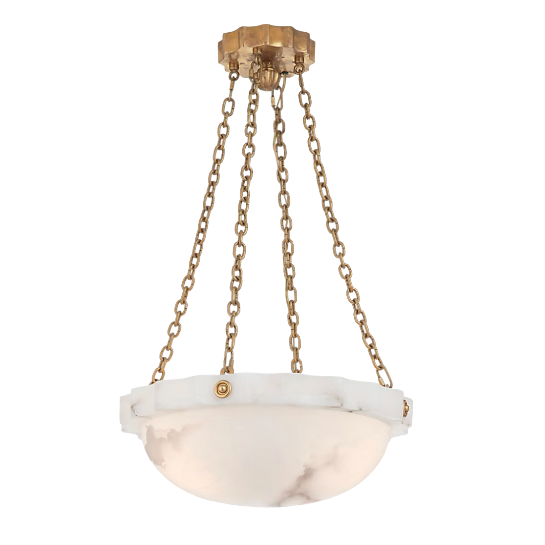 Fluted Band Medium Chandelier