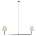 Go Lightly 54" Two Light Linear Chandelier