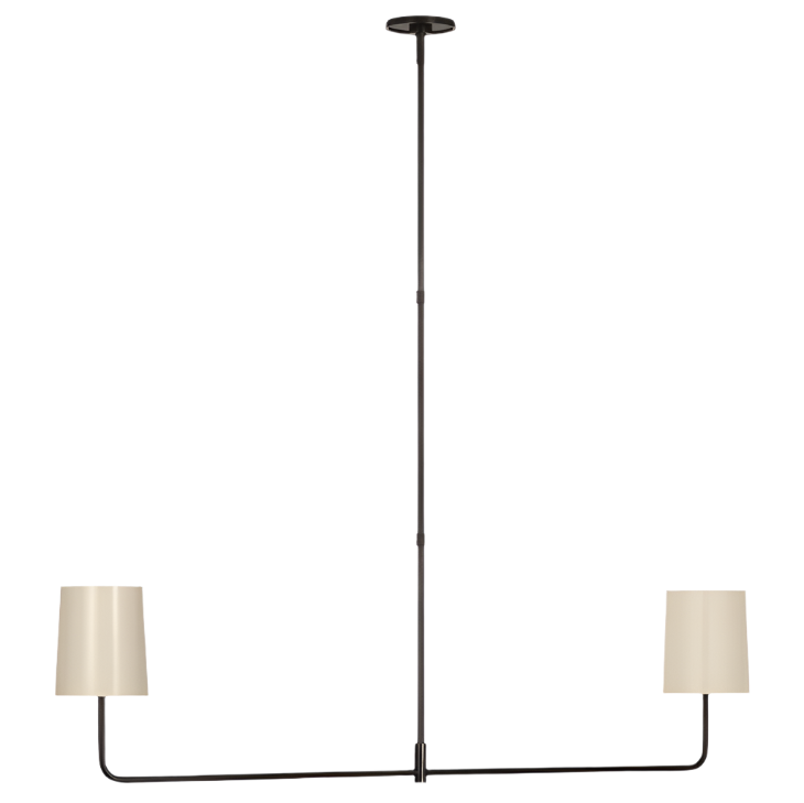 Go Lightly 54" Two Light Linear Chandelier
