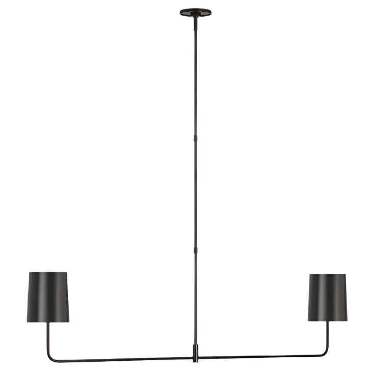 Go Lightly 54" Two Light Linear Chandelier