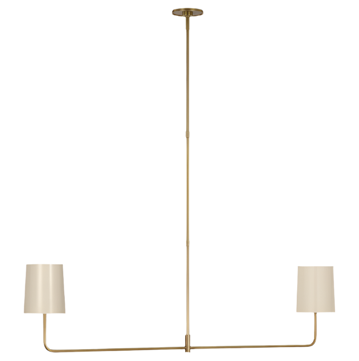 Go Lightly 54" Two Light Linear Chandelier