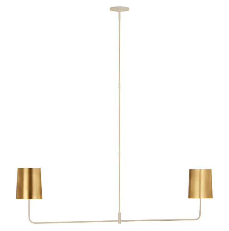 Go Lightly 54" Two Light Linear Chandelier